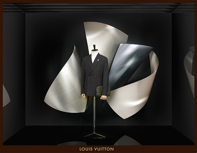 Architect Frank Gehry Designs Showstopping Windows for Louis Vuitton